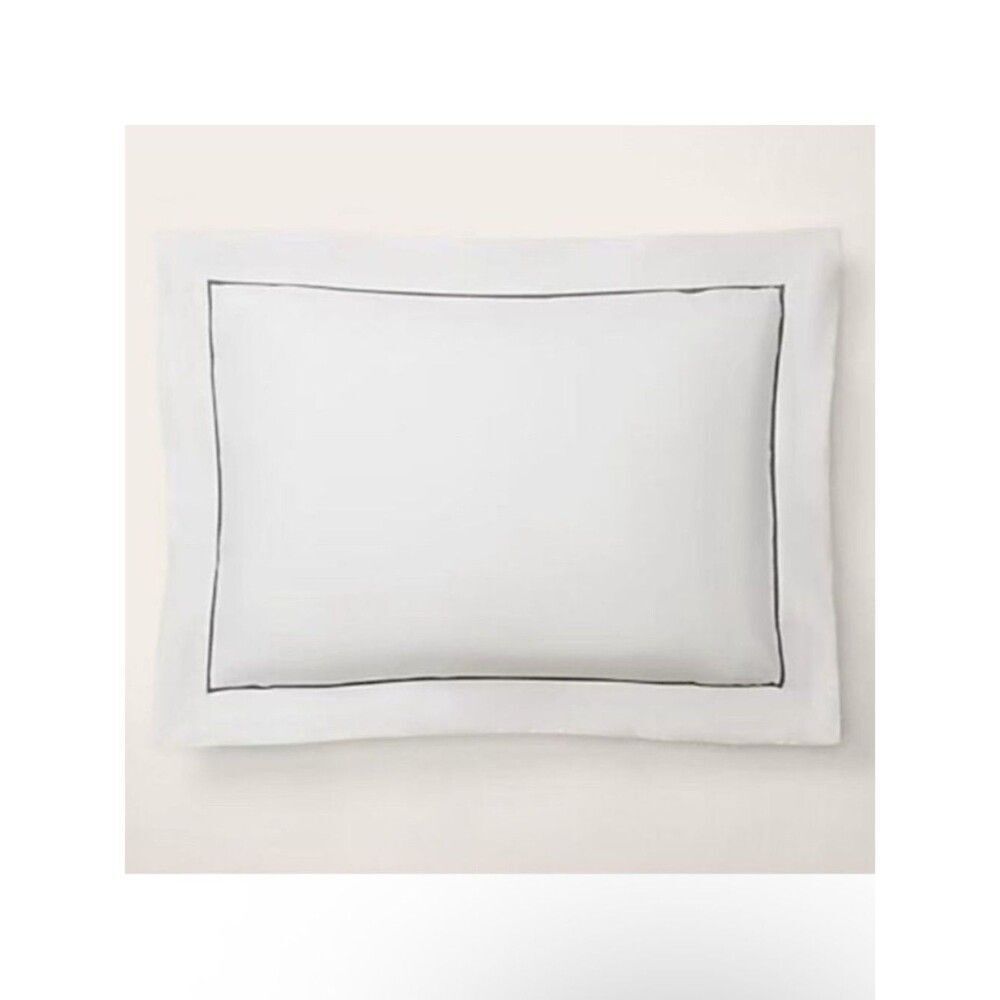 Ralph Lauren Organic Cotton Percale Palmer
Standard Sham in Loft Gray